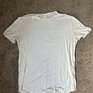 Scoop White T-Shirt - Oro